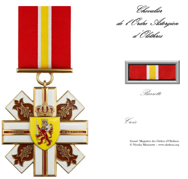Chevalier de l'Ordre Astorgien d'Olethros